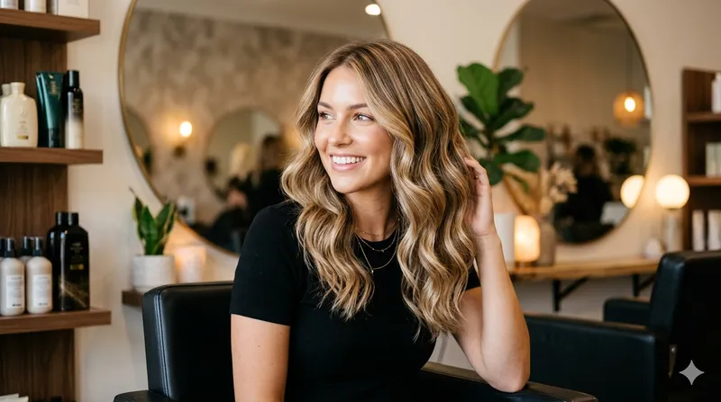 Resultado final de penteado